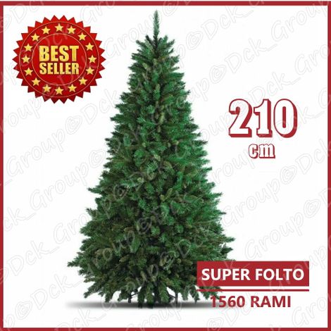 NATALE - ALBERO FOLTO VERDE 210CM MAURER (1/3)