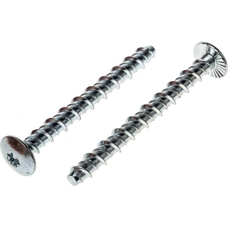Tire-fond RS PRO, en Acier plaqué zingué 8mm, 6mm x 50mm