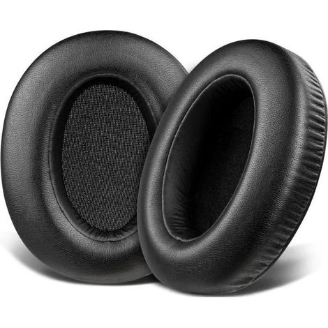 Ohrpolster für Sony WH-XB910N XB910N Kopfhörer, weicher Proteinlederschaum (Schwarz) (1/5)