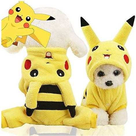 Vêtements pour chien (Jaune Pikachu M)-Fei Yu