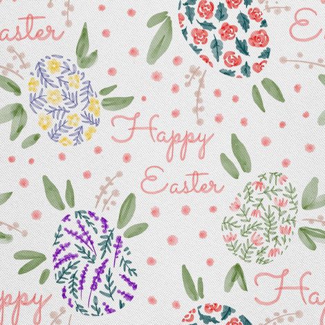 Tela decorativa para exteriores Oxford - Motivo de Pascua I DX313 (1/5)