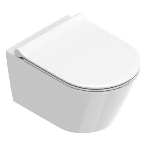 Wc Zero Sospeso 50x35 cm Silentech 3.0 Up-Fix Bianco Lucido
