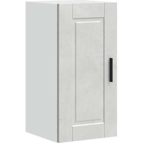 vidaXL Pensile da Cucina Porto Grigio Cemento in Legno (1/5)