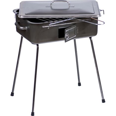 BARBECUE IN LAMIERA FORNACETTA RETTANGOLARE- FILCASALINGHI- 1,0 pz
