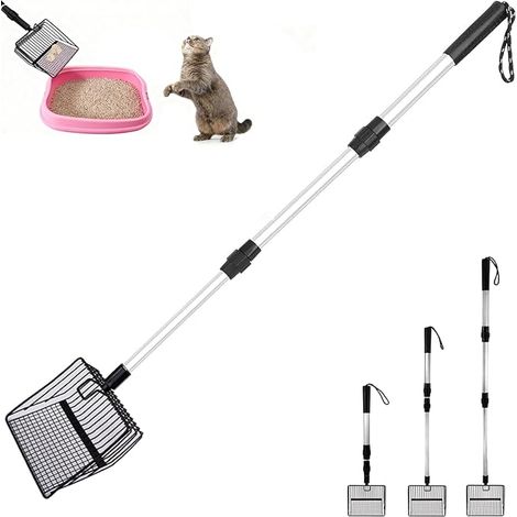 Cat Litter Scoop, Litter Scoop for Cats, Metal (58 cm - 106 cm) (1/5)