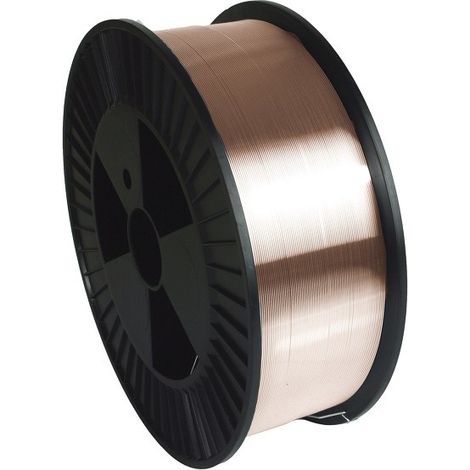 Filo d'acciaio pieno GYS G3Si1/ER70S-6 Ø1,2 mm - Bobina di plastica S300 / 15 kg - 086241