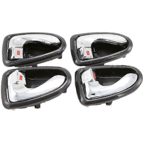 Poignées de porte intérieures de voiture (lot de 4) compatibles avec Hyundai Accent 2001-2006 (1/5)