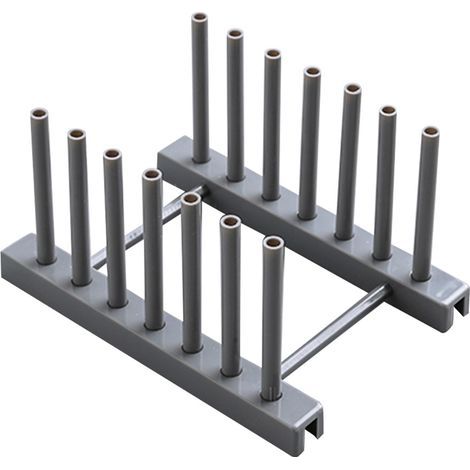Pieds de meuble ronds en acier inoxydable 50x60mm, réglables pour étagères et tables de cuisine. (1/5)