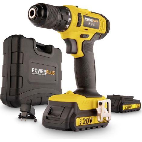 Perceuse-Visseuse sans Fil - Tournevis sans Fil, 20 V, Comprend 2 x 1,5Ah Batterie et Chargeur, Mallette Outils (1/5)