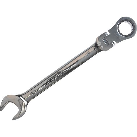 Faithfull FAISPARAT24 24mm Ratchet Combination Spanner with Flexible Head, CV Series