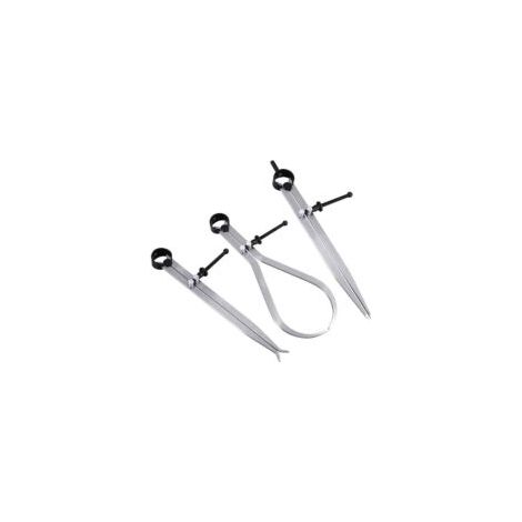 Set aus 3 8" federbelasteten Steigbügeln/Trennstegen - Crezuo