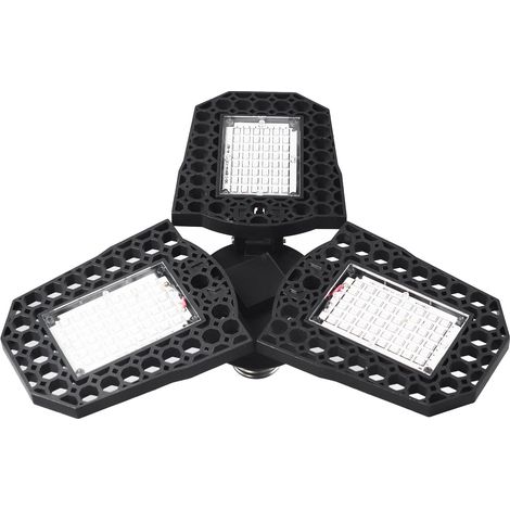 Faltbare 80-W-LED-Pflanzenlampe, Rot-Blau-Spektrum, für Blumen, Tomaten, Paprika und Rosen (1/5)