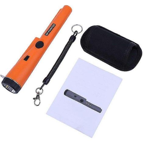 Tragbarer Metalldetektor, IP66 wasserdichter Pinpointer-Metalldetektor mit 360°-Erkennung für Kinder und Erwachsene, hohe Empfindlichkeit (1/5)