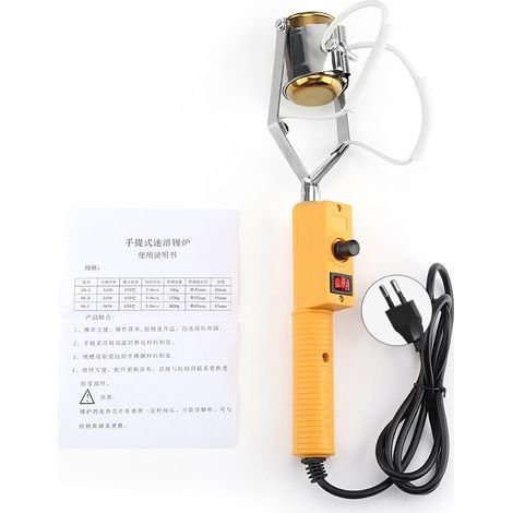 Pot de Soudure Portable, Pot de Soudure en étain de Performance Supérieure pour l'usine (180W norme européenne 220V) (1/5)