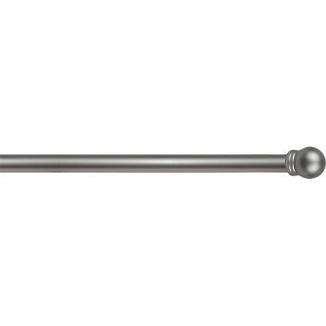Kit bastone per tenda in ferro con supporti, d.17/20, estensibile da 160 a 300 cm, nichel