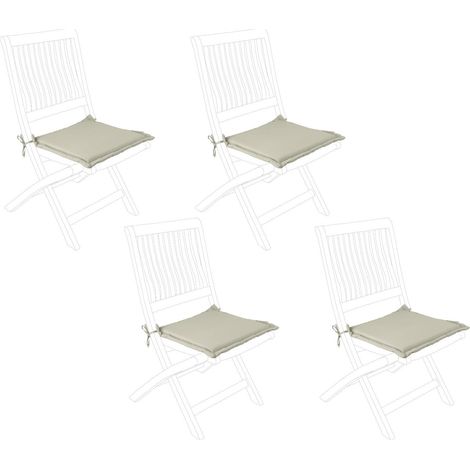 Coussins pour chaise de jardin pliante (lot de 4) - CANCALE (1/3)