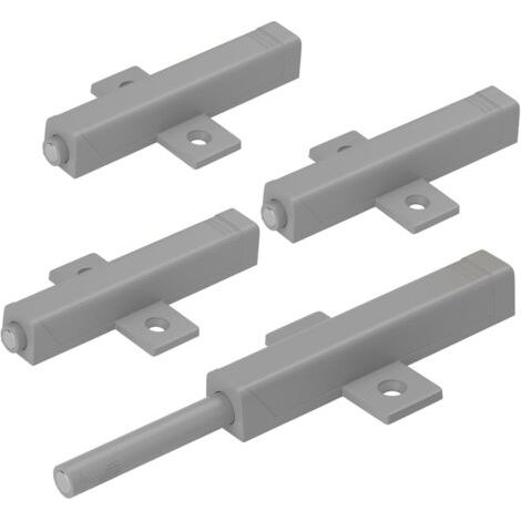 Cabinet Door Pusher 4 Pieces Push to Open Magnet Cabinet Door Pusher Magnetic Latch Buffer Damper for Cabinet Door, Drawer, Furniture and Cabinet (1/4)