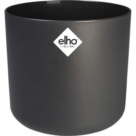Pot De Fleurs Rond LOFT URBAN - Plastique Réservoir - Ø30 - Rose poudré (1/3)