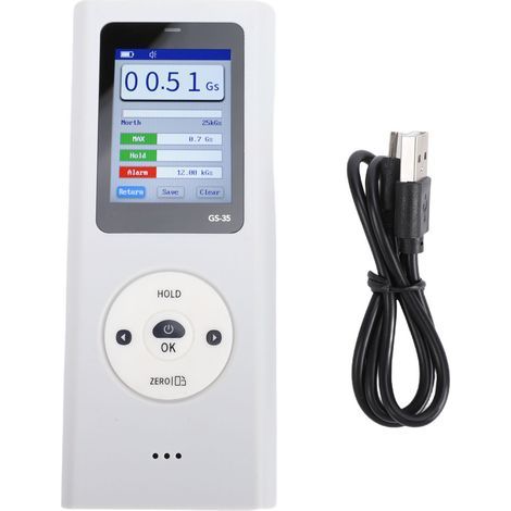 Testeur champ magnétique portable Gauss, précision 200-2500mT / 2000-25000Gs ±5%