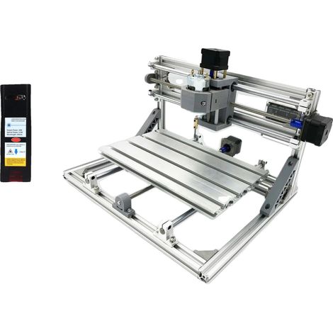 Fresatrice CNC, design compatto, compatibilità con vari materiali, possibilità di aggiungere un laser da 20 W per il controllo offline. (1/2)