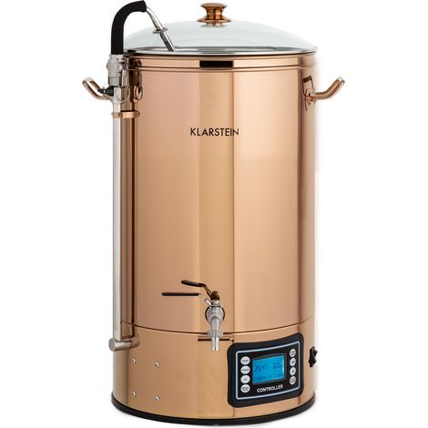 Klarstein Caldera de maceración Mundschenk, sistema de elaboración de cerveza, 2500 W, 30 l, 9 programas (1/5)