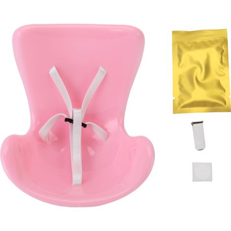 Siège de voiture de poupée chaise d'aération en plastique compacte avec sangle pour décoration d'ornement Roseate (1/5)