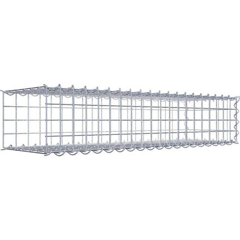 Gabiondeco - Gabion - Element de prolongation en longueur 100 cm x 20 cm x 30 cm (L x H x P). maille 5 x 5 cm. Spirale. Avert.: il manque une grille - Made in Germany (1/5)