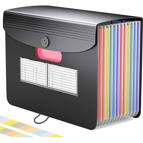 Kaelt - Trieur A4/Gamme Documents/Rangement Papier - Valise Rangement Trieur Documents (12 compartiments) (1/5)
