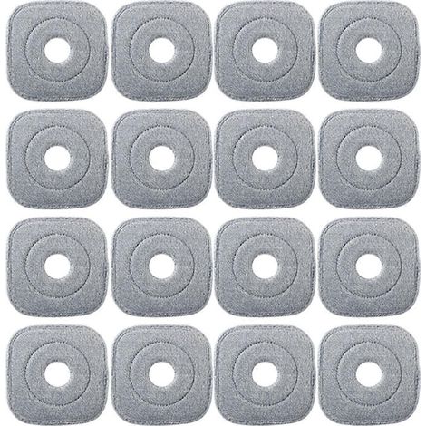 Lot de 16 lingettes lavables pour balai à franges essoreuse automatique (1/5)