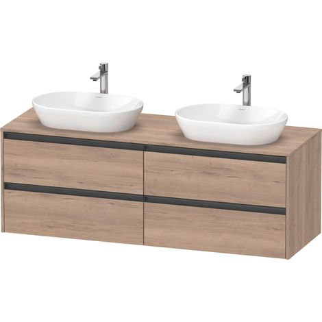 Duravit Ketho.2 Konsolenwaschtischunterbau wandhängend,
