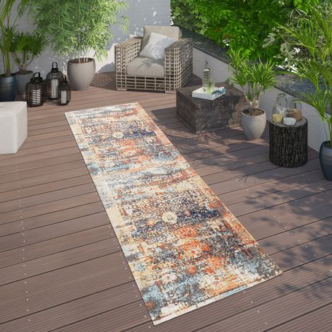 Paco Home In- & Outdoor Teppich Modern Nomaden Design Terrassen Teppich Bunt 60x100 cm (1/5)