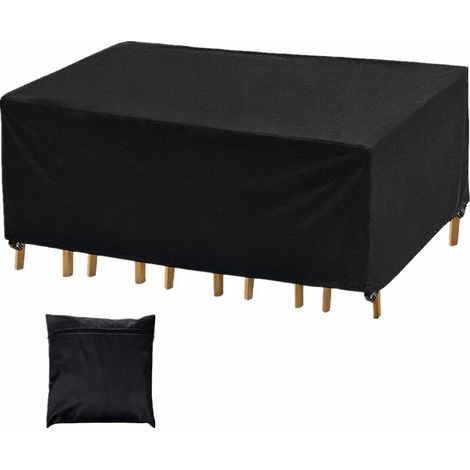 royaluxe - Housse de protection salon de jardin- Bache exterieur meuble- Housses de meubles pour protéger les tables, canapés, fauteuils inclinables et chaises- 420D Oxford- 242x162x100cm, (1/5)