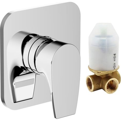 MISCELATORE DOCCIA INCASSO BING - Completo -Cromo (1/3)