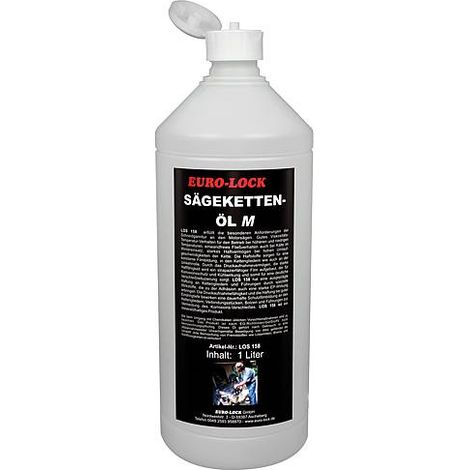 Huile pour scie a chaine EURO LOCK contenu: 1 litre