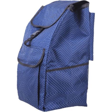 Sac de Remplacement pour Chariot de Courses - Tissu Oxford - 32 x 24.5 x 55 cm - Fermeture à Cordon - Pour Caddie Pliable et Panier Épicerie - 1 Pièce (1/5)