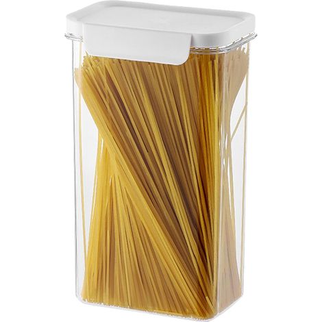 Conteneurs Alimentaires Transparents Étanches - Rangement Hermétique, Emboîtables, avec Bague Silicone, Faciles à Nettoyer (1/5)