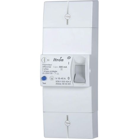 Digital Electric - 03634 - Disjoncteur Abonné 2x60A 500mA "S"
