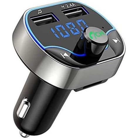 Transmetteur FM - - Bluetooth 4.2 - Chargeur Voiture - Lecteur MP3 - Mains Libres (1/4)