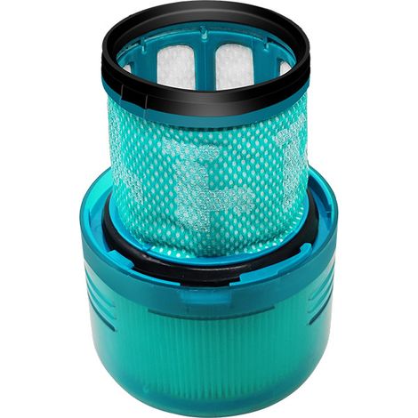 Trade-Shop Ersatzfilter Waschbar Filter Einheit kompatibel mit Dyson V11 SV14 V15 ersetzt DY-970013-02, 97001302 / waschbar, türkis - 1 Stück (1/5)