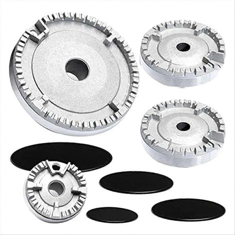 Universal burner crown flame cap four cooker hob gas pour flat (1/5)