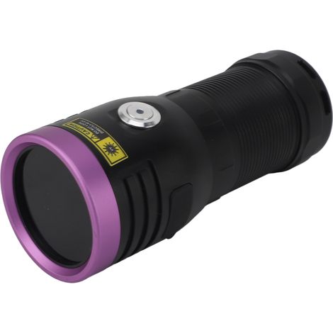 Lampe UV 365 nm en bois clair, lumière noire, lampe de poche ultraviolette LED, mini détecteur de torche portable pour urine de chien, taches d'animaux, durcissement de la résine (1/5)
