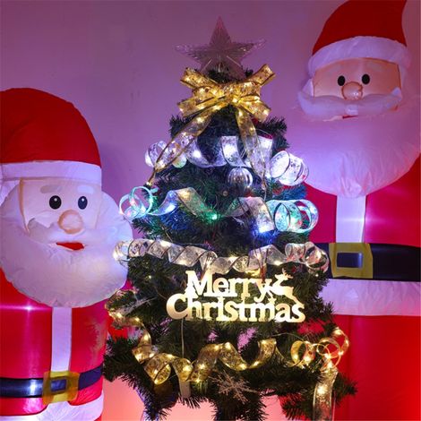 Weihnachtslichterketten, batteriebetriebene Lichterketten, Weihnachtsbaumschmuck, Weihnachtsfeier, Dekoration für drinnen und draußen (1/3)
