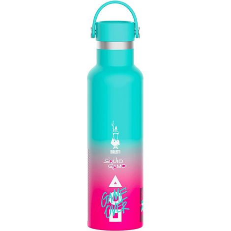 Bialetti SQUID004 gourde Utilisation quotidienne 600 ml Acier inoxydable Multicolore
