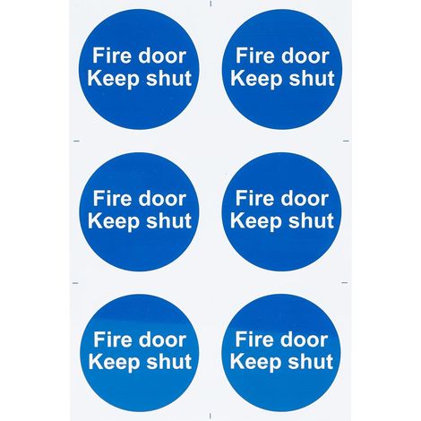 Scan 0151 Fire Door Keep Shut - PVC 200 x 300mm SCA0151