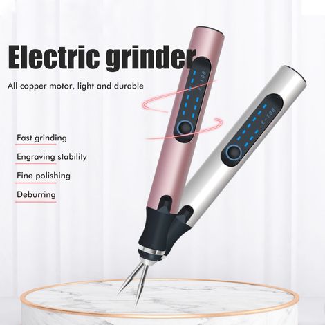 Tragbarer elektrischer Gravierstift, kabelloser Mini-Gravierer für Metall- und Holzschnitzereien (1/5)