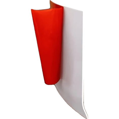 Plinthe Flexible, Installation Facile, Matériau PVC Durable, BLANC (1/2)