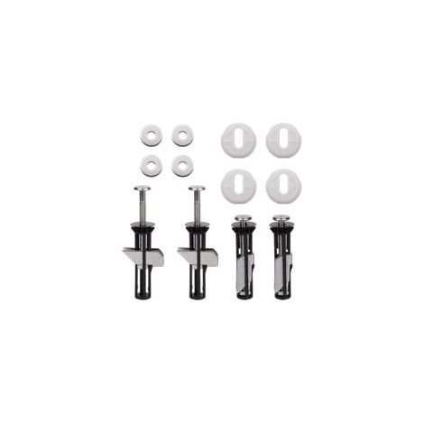 4 Pièces Fixation Abattant Wc Vis pour Siège Set de Vis pour Siège de Toilette Kit de Boulons pour Fixation Cuvette Wc Toilet Seat Bolts Vis de Fixation Wc pour Charnière Couvercle Toilette (1/5)
