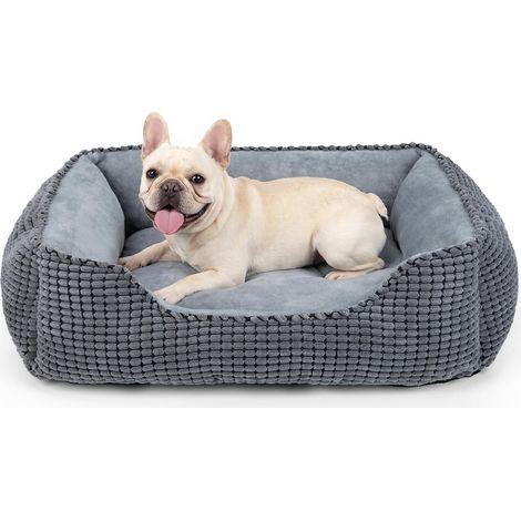 Panier Chien Petit Taille, Lit Chien Lavable, 51x48x15cm (1/5)