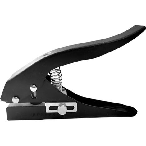 12mm Circular Hole Punch - Round Hand Hole Punch for ID Cards, PVC Cards, Badges, Photos (1/5)