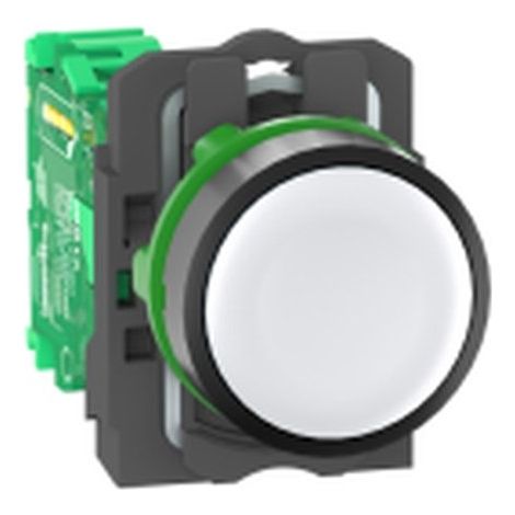 Pulsador PULS PLAST blanco con transformador, IP65, 230V, para XB5R.